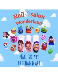 手描きアート・3Dネイル痛ネイル