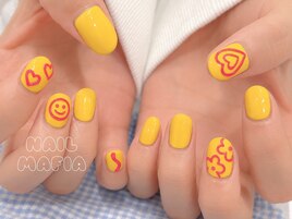 手描き/ぷっくり/夏/ひまわり