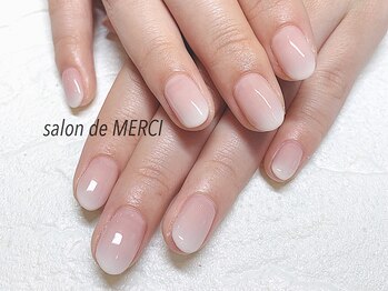 サロン ド メルシー(Salon de MERCI)/乳白色カラーグラデ☆