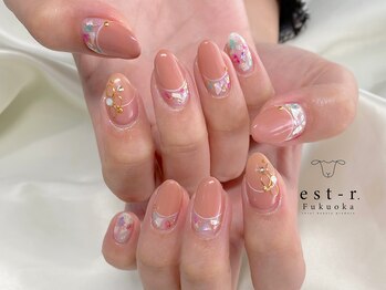 エストアール 博多口店(est-r.)/#シェルネイル