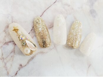 ビーケア 自由が丘店(B.care)/クリスマスネイル¥7480