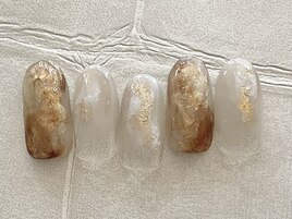 うるぷっくりブラウンニュアンス