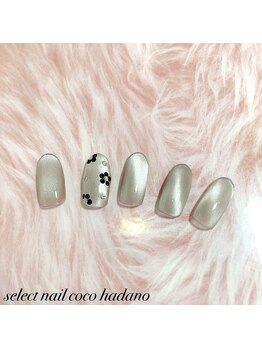 セレクトネイル ココ 秦野店(SELECT NAIL COCO)/ハンド　ホロ花