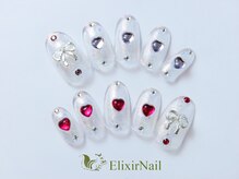 エリクサーネイル 神田(Elixir Nail)/シンプル/クーポン使用