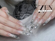 ゼン ネイル デザイン 池袋(ZEN NAIL DESIGN)/長さだしやり放題×つけ放題