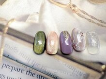 フルールソンネイル(fleur son nail)/7月定額トレンドアート