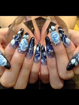 エスフィーネイルサロン ブリーユ(Esfy nailsalon Brille)/3Dバラネイル
