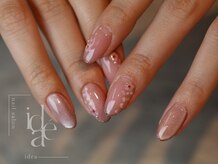 イデアバイロンド(idea by Rond)/押し花ネイル♪