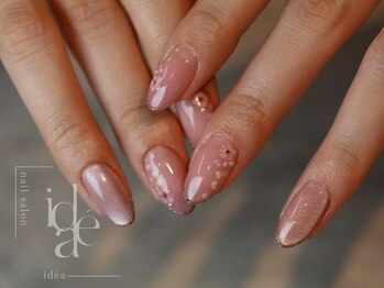 イデアバイロンド(idea by Rond)/押し花ネイル♪