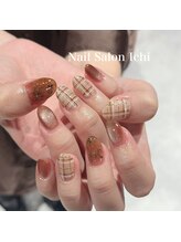 イチ 富山駅店(Ichi)/チェックネイル