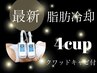 【脂肪冷却4カップ＋キャビ40分】¥88000→¥33000