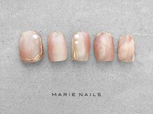 マリーネイルズ 近鉄あべのハルカス店(MARIE NAILS)/新規様 8000円 ミラー 0213b