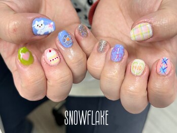 スノーフレーク(Snowflake)/持ち込みアート8本 ¥9000