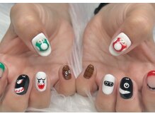 ネイルアンドアイラッシュスタジオ シュシュ(chouchou)/USJマリオ手作りパーツイベント