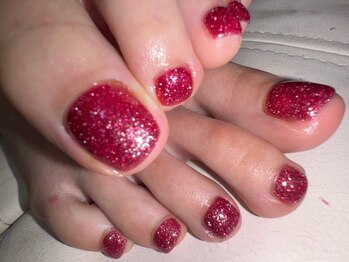 【フットネイル】ワンカラー