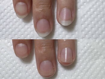 ジェル無しで自爪育成！初回
