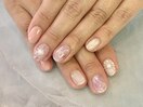 ぷっくりフラワーネイル