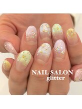 ネイルサロン グリッター(NAIL SALON glitter)/春のお花ネイル