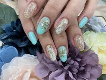 ディーネイル 天王寺(D-nail)/【田坂】大理石nail