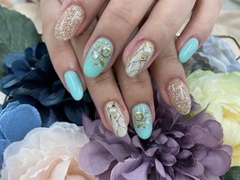 【田坂】大理石nail