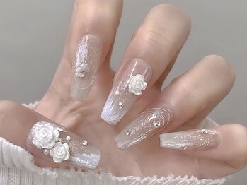 モルフォネイル(Morpho nail)/#ワンホンネイル #モテカワ