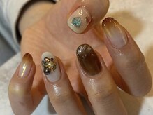 アイネイルズ 天神今泉店(I-nails)/【Yuka.t】ブラウンニュアンス