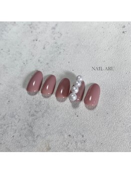 ネイル アル(NAIL ARU)/コットンパールを乗せて☆
