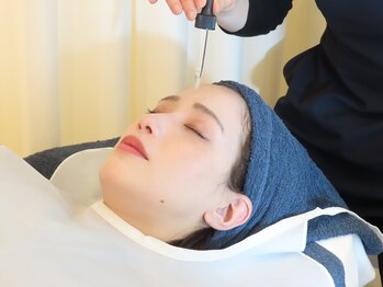 モアビューティー 楽々園店(MORE BEAUTY)の写真/年齢と共に気になるほうれい線・小じわ・シミ改善◎【毛穴洗浄×プラセンタエキス導入¥5350】で徹底ケア★