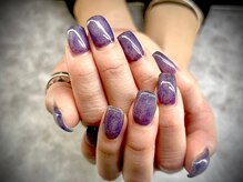 ヌル ネイル 堀江(NURU NAIL HORIE)/個性派ファブリックワンカラー☆