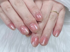 ラメグラデーションネイル