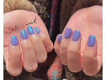 タスメット(+met)/～パープル×オーロラネイル～