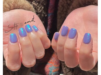 タスメット(+met)/～パープル×オーロラネイル～