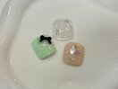 【フットネイル】親指アート