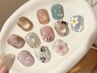【フット定額】simple親指アート¥7,700