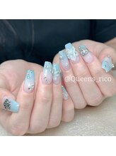 クイーンズビューティーサロン 新宿本店(Queen's beauty salon)/チップ長さ出し10本やり放題
