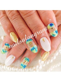 グラント(NAIL SALON&SCHOOL grant)/定額ジェル5900円夏ネイル
