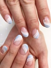 ネイルサロン ティアラリュクス 市川北口店(Tiara Luxe)/斜めフレンチ