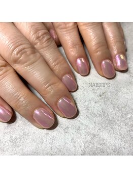 ネイルチップス オプシアミスミ店(NAIL TIPS)/オーロラミラー