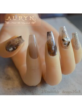 アウリン(AURYN)/2月限定monthly design No,5