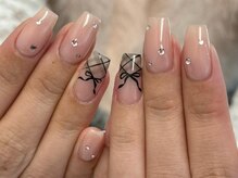 シェリーラメール 渋谷(cherielamer)/チェックネイル