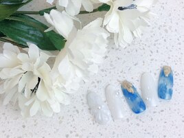 ぷくぷくお花ネイル