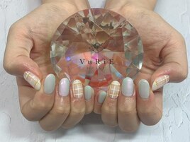 チェックネイル