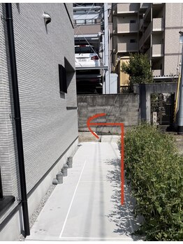 キヨラカ(氣浄華 kiyoraka)/大宮通沿いからの経路　-3