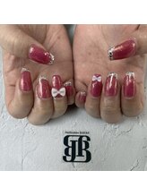 ネイルサロンレイアス(RAYAS)/ガラスフレンチネイル