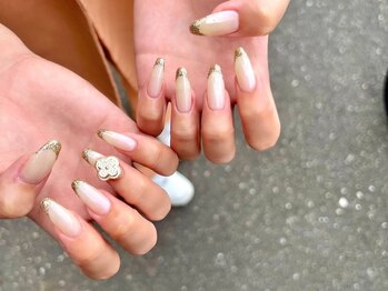 ビューティービースト フォー ネイルアンドアイラッシュ 並木店(beauty:beast)/ラメフレンチ