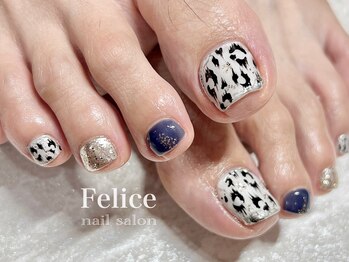 フェリーチェ(Felice)/☆レオパードフットネイル☆