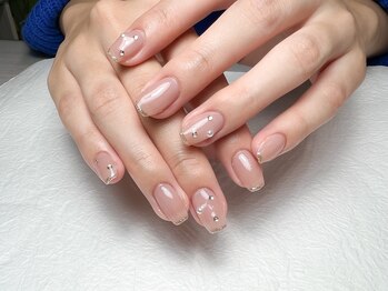 ラフィーナ(RAFFINA)/スキニーフレンチ＋ストーン