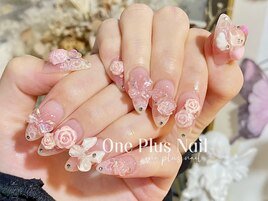 持ち込みデザインレースネイル