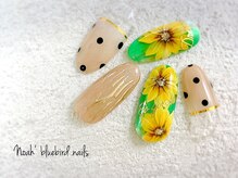ノアブルーバードネイルズ(Noah' bluebird .nails)/ひまわりネイル