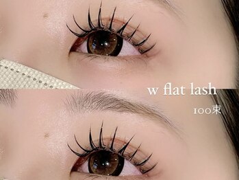 ビアンカ 天神大名店(Bianca)/Wフラットラッシュ120本¥9100